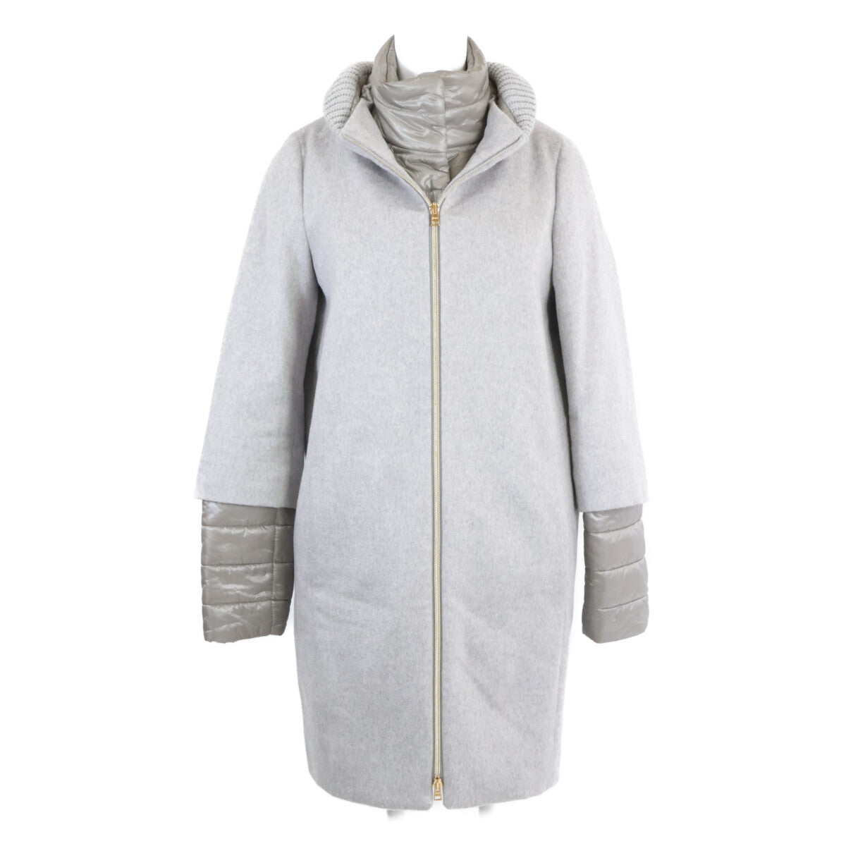 [Domestic genuine] CA000492D 100% Cashmere Coat with Layered Collar, Mixed Material, Size 40, Women's