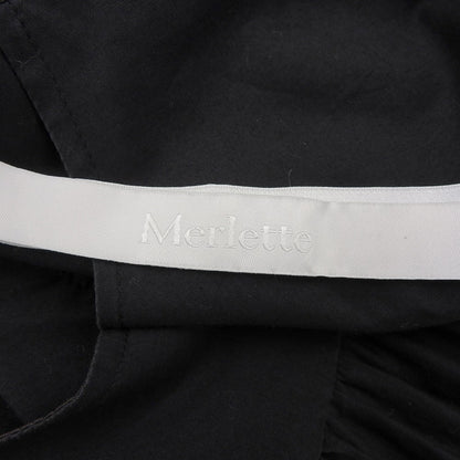 MERLETTE 马莱特 棉质 SOLIMAN 荷叶边连衣裙 女士 黑色 S 9910300018 连衣裙