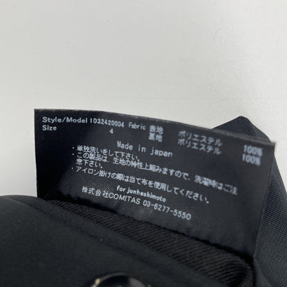 1032420004 黑色 涤纶 后开衩 旅行夹克 夹克 4 男式