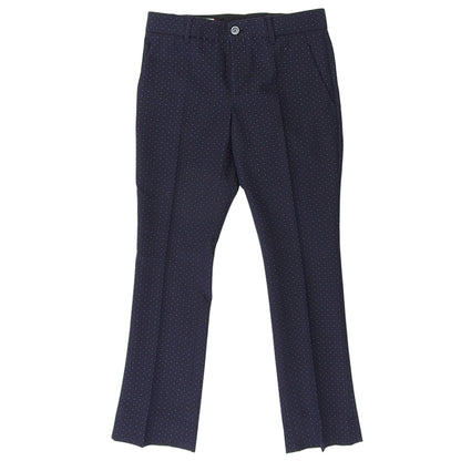 Cotton Wool Pinstripe Slacks Pants Bottoms Women's Navy 36 430519 2016 Bottoms 36 Women's