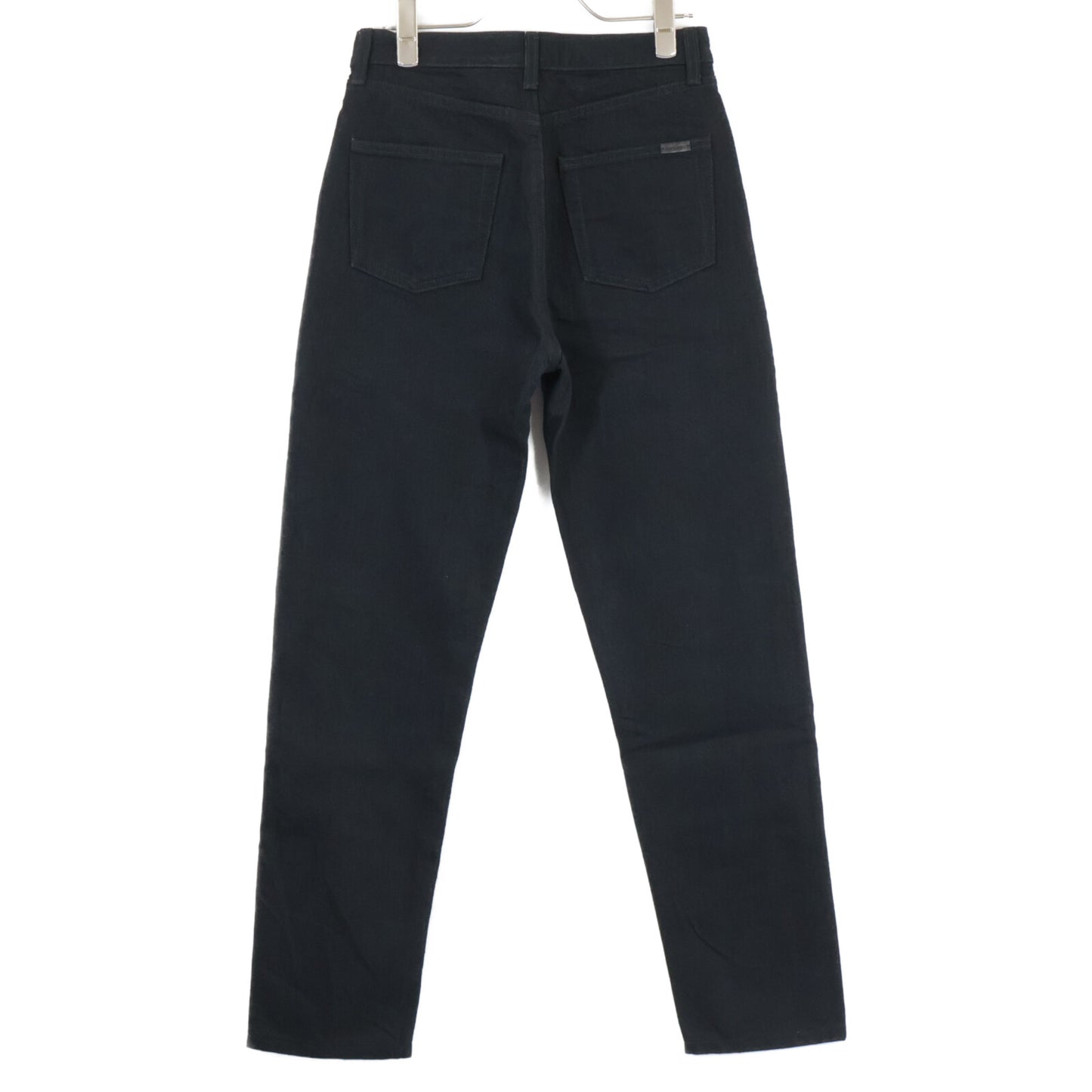 644024 21 Black Slim Button Fly Denim Pants Bottoms 25 Women's