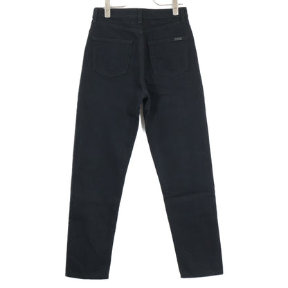 644024 21 Black Slim Button Fly Denim Pants Bottoms 25 Women's