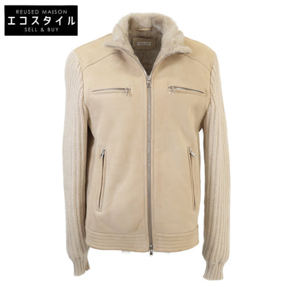 [Domestic Genuine] Arm Cashmere Switching Double Zip-Up Mouton Jacket XXS Men's