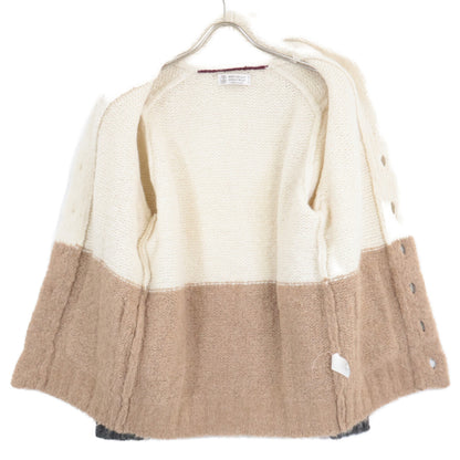 [Excellent Condition/Domestic Authentic] Cashmere/Silk/Alpaca Blend Shawl Collar Knit Cardigan/Top 44 Men's