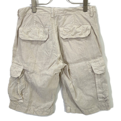 BRUNELLO CUCINELLI ブルネロクチネリ DB92920 ライトベージュ リネン ハーフパンツ/ショーツ ボトムス