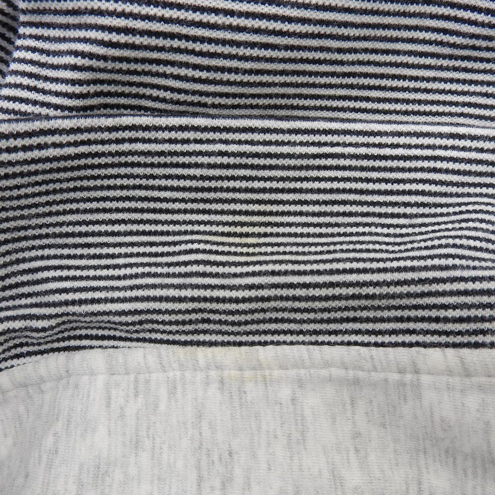 BRUNELLO CUCINELLI ブルネロクチネリ コットン ボーダーポロシャツ トップス メンズ ホワイト×ブラック XS 16112MTS313969 トップス