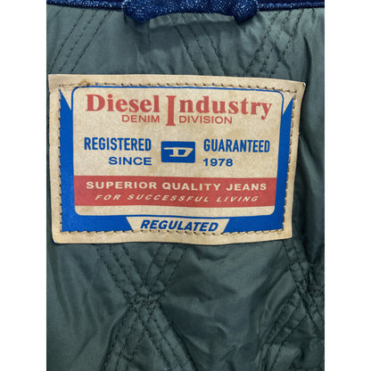 DIESEL DIESEL A13429 indigo D-STACK padded denim jacket jacket
