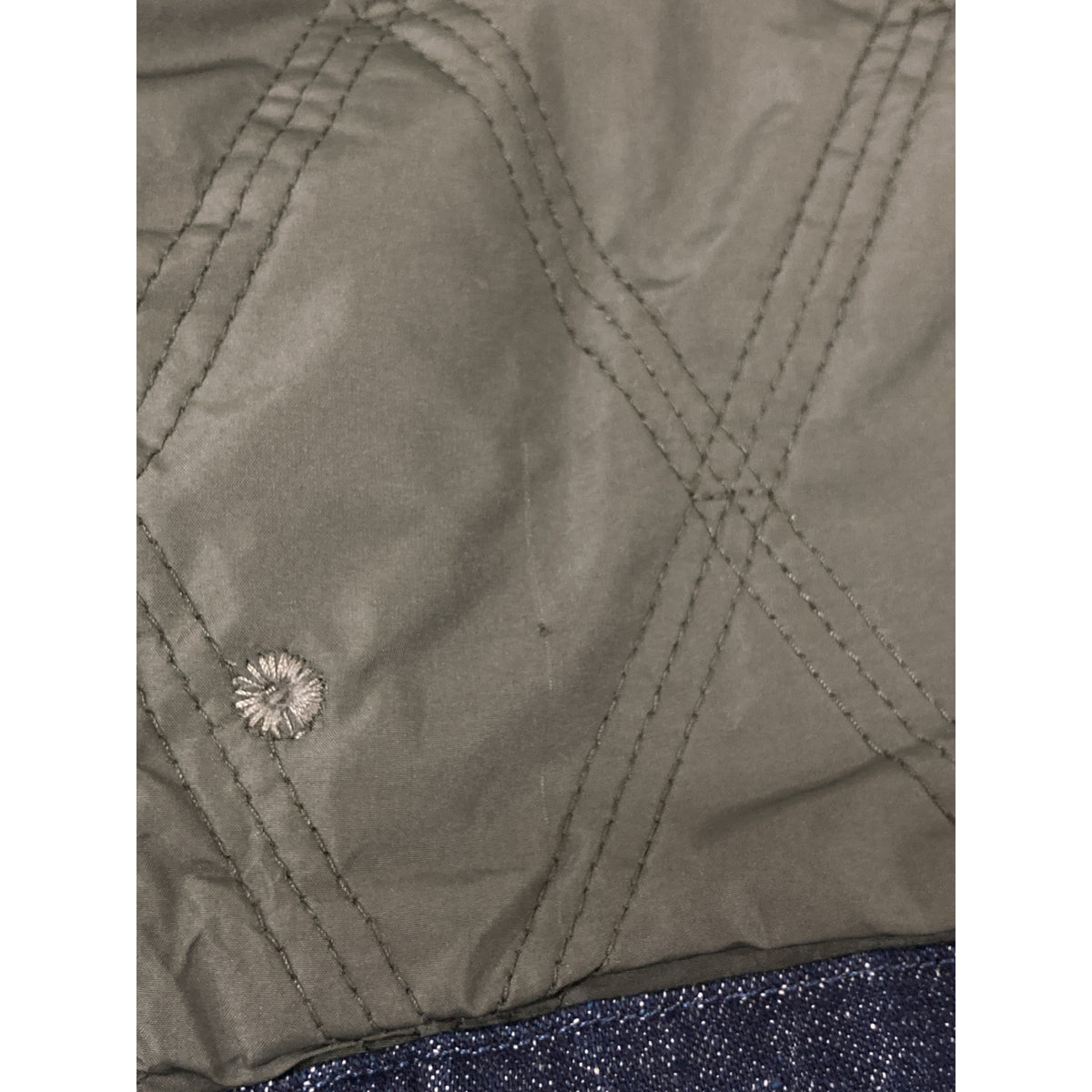 DIESEL DIESEL A13429 indigo D-STACK padded denim jacket jacket