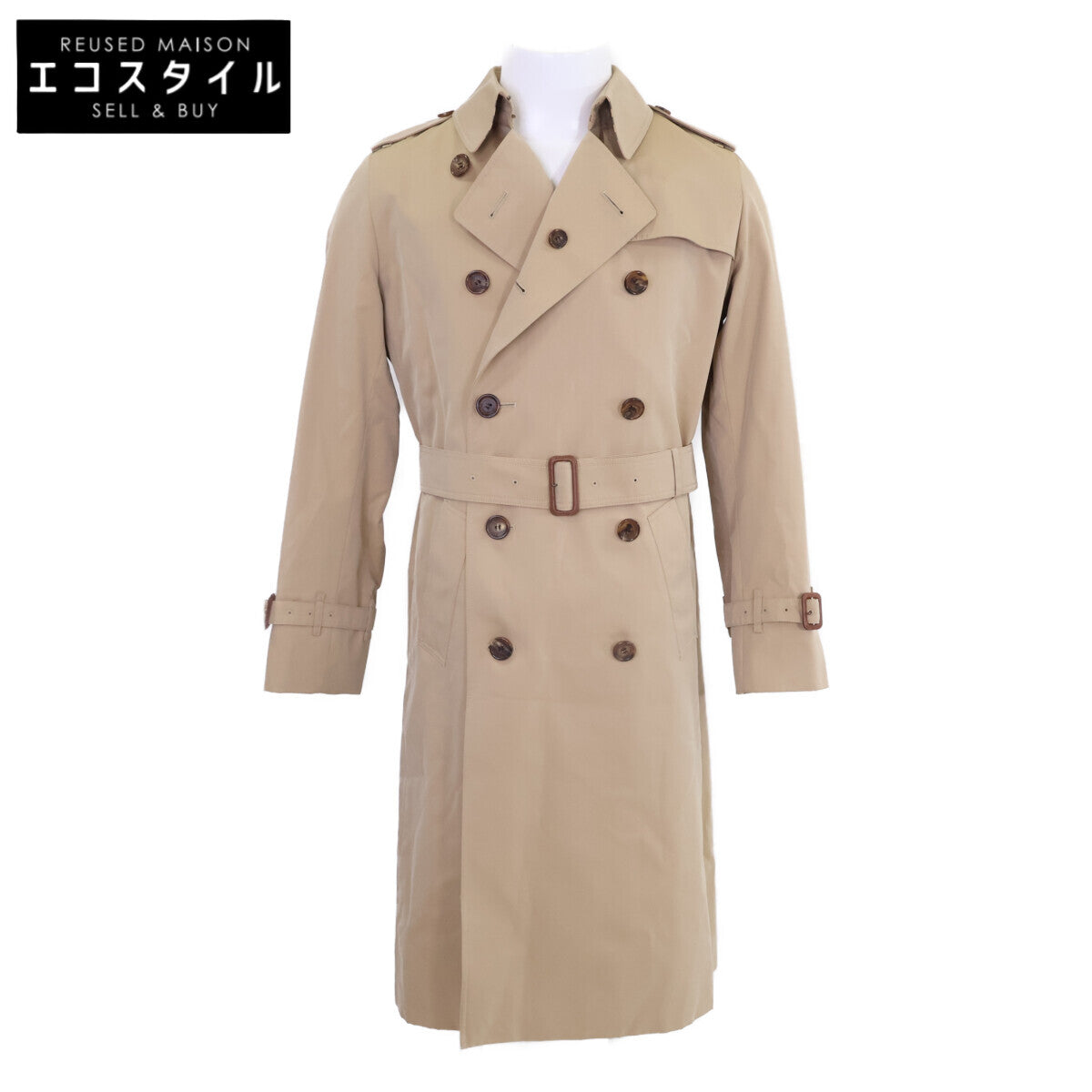 Burberry LONDON バーバリーロンドン FRG87-195-51 ベージュ チェックライナー付きトレンチコート コート