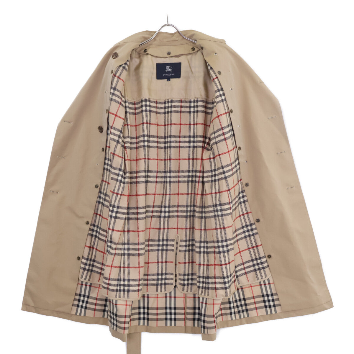 Burberry LONDON バーバリーロンドン FRG87-195-51 ベージュ チェックライナー付きトレンチコート コート