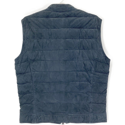 炭灰色 麂皮 JURI DOWN VEST/尤里羽绒背心 马甲 46 男士