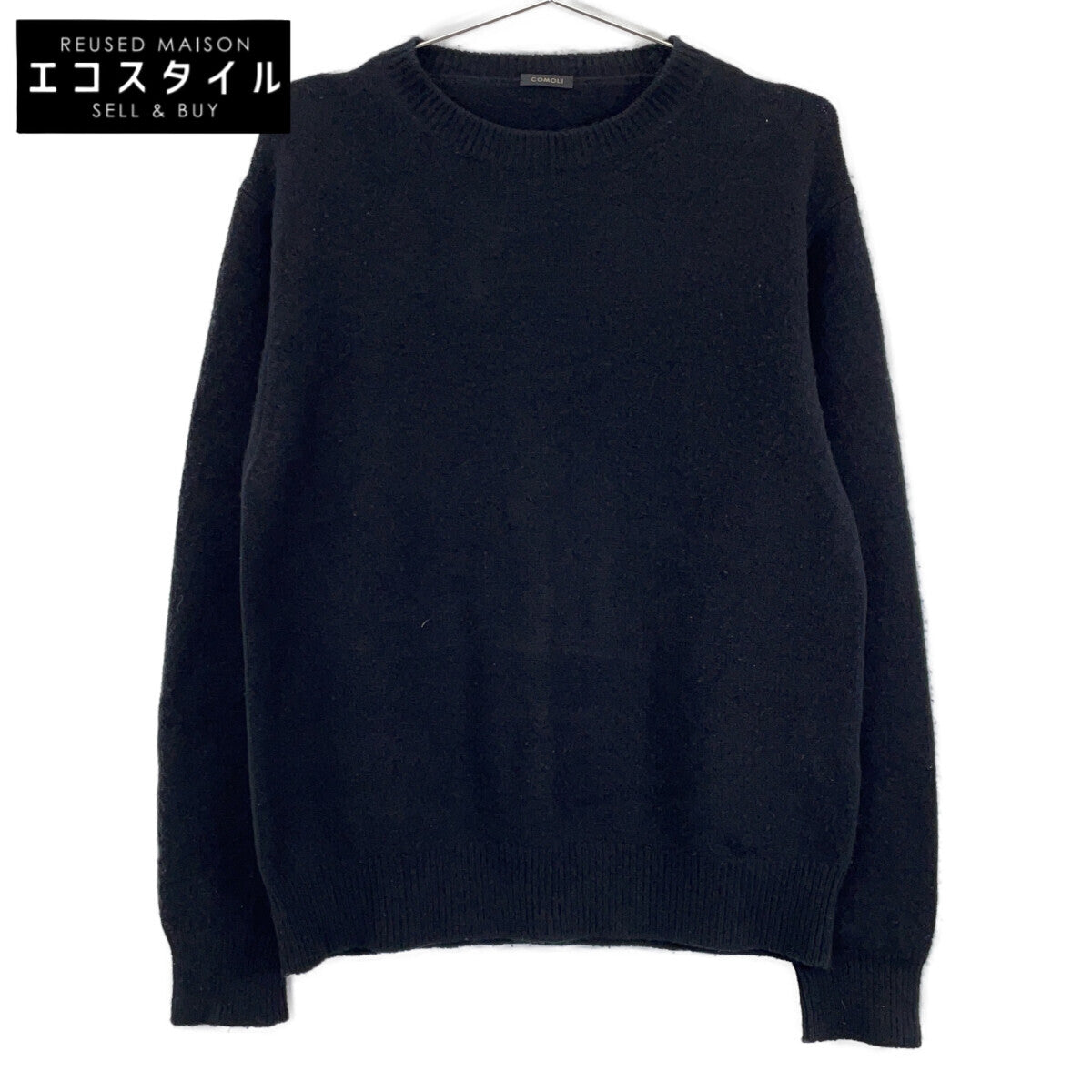 COMOLI コモリ 24AW A03-06016 ラムズウールクルーネックニット トップス