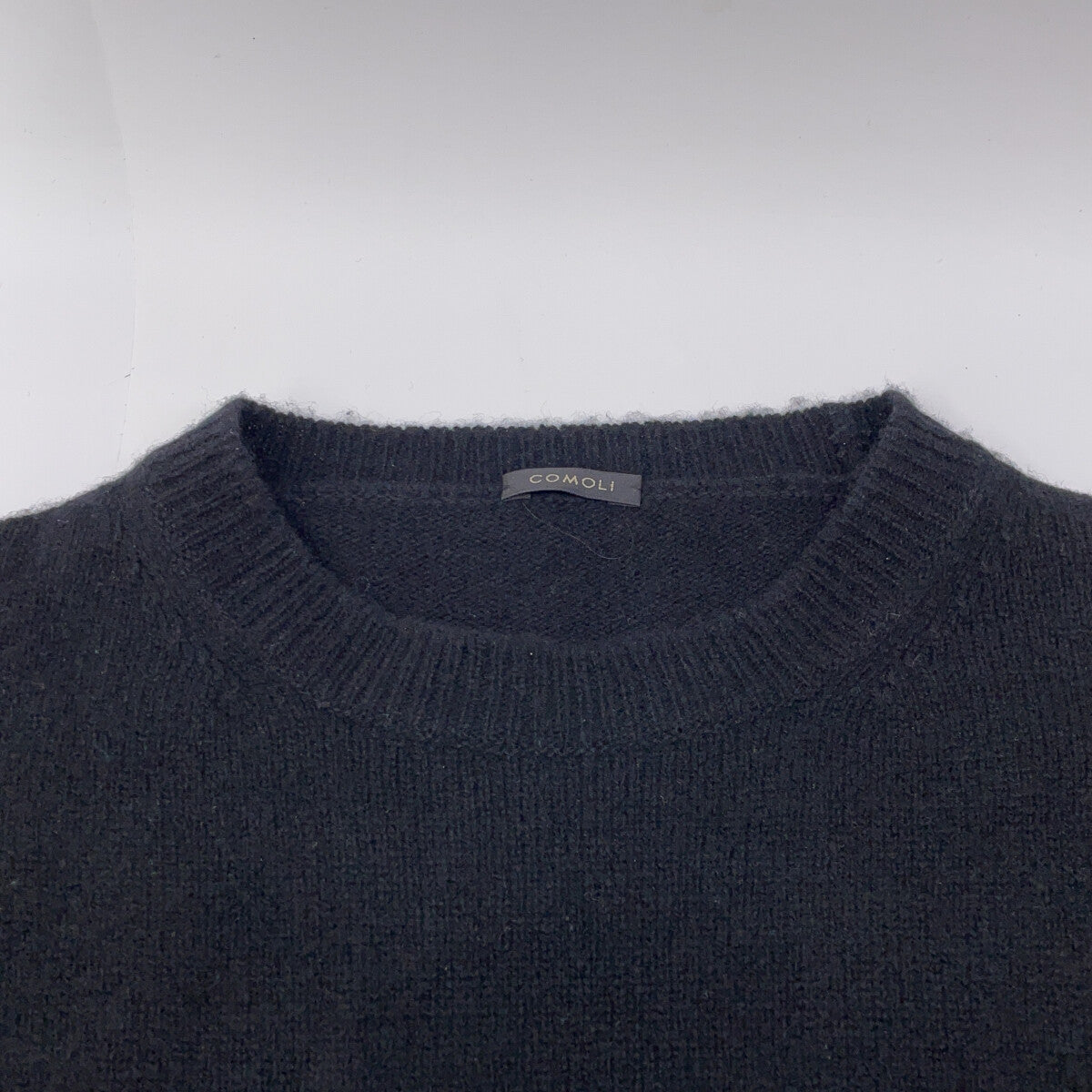 COMOLI コモリ 24AW A03-06016 ラムズウールクルーネックニット トップス