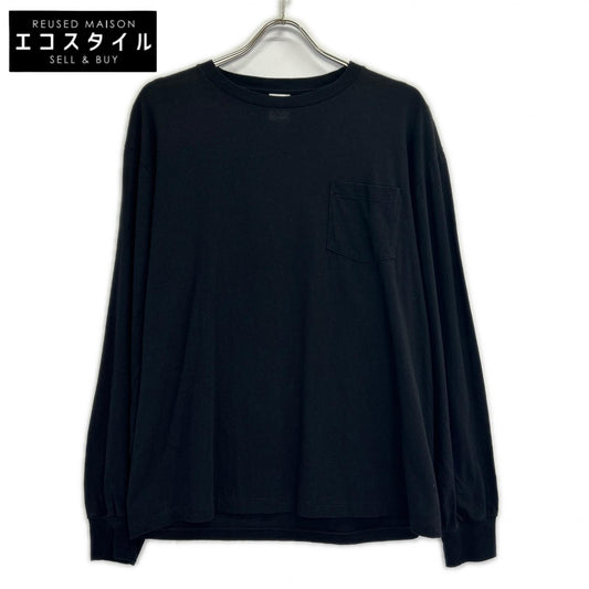 COMOLI コモリ B01-05019 ブラック サープラス 長袖シャツ トップス