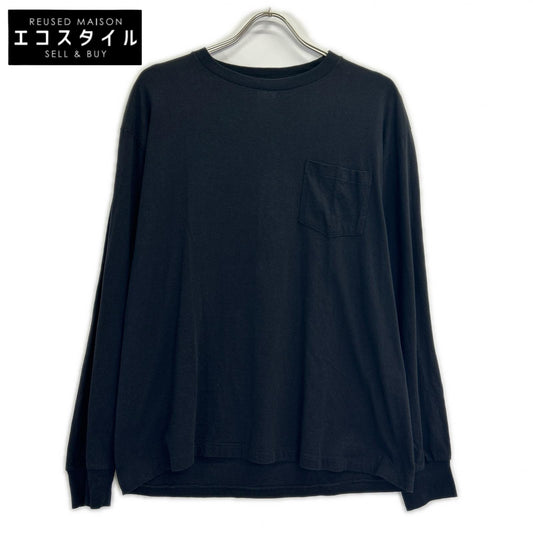 COMOLI コモリ B01-05019 ブラック サープラス 長袖シャツ トップス