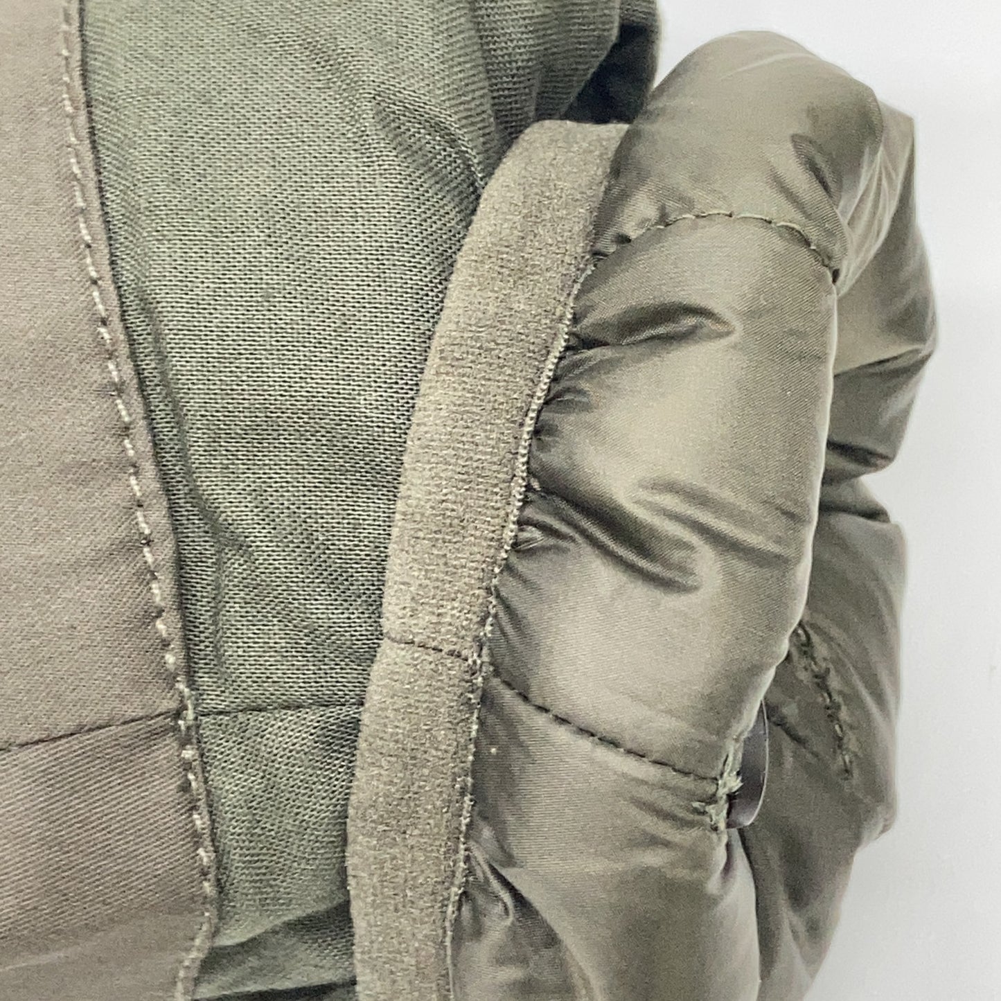 WOOLRICH ウールリッチ 1702151 カーキ ラビットファー ナイロン モッズ コート コート