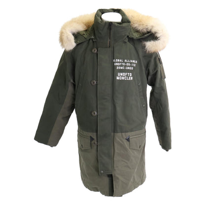 GENIUS x UNDEFEATED FENDORF 后背标志带毛连帽羽绒服 大码 男士