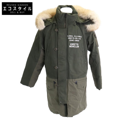 GENIUS x UNDEFEATED FENDORF 后背标志带毛连帽羽绒服 大码 男士