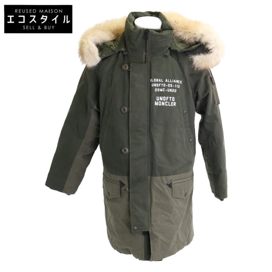 MONCLER モンクレール GENIUS x UNDEFEATED FENDORF バックロゴ ファー付き フーデッドダウン コート