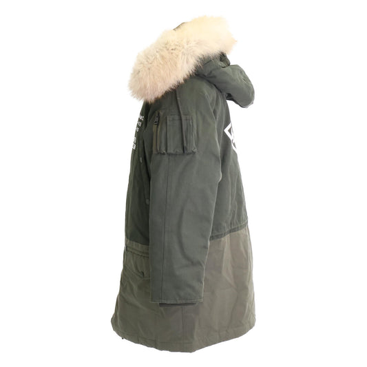 MONCLER モンクレール GENIUS x UNDEFEATED FENDORF バックロゴ ファー付き フーデッドダウン コート