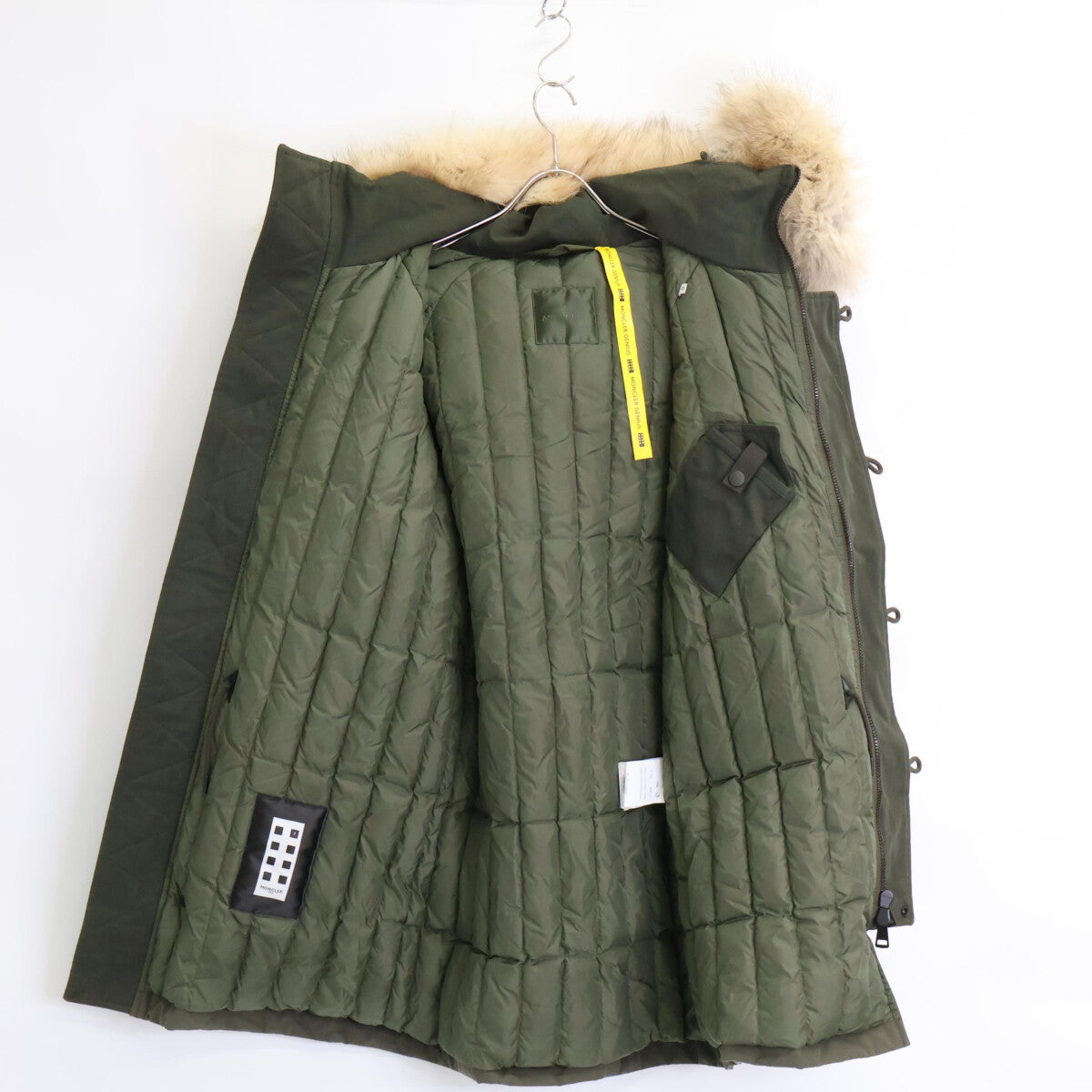 GENIUS x UNDEFEATED FENDORF 后背标志带毛连帽羽绒服 大码 男士