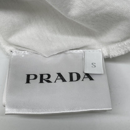PRADA 普拉达 UJN639 19年 白色 Acronyms 印花T恤 上衣