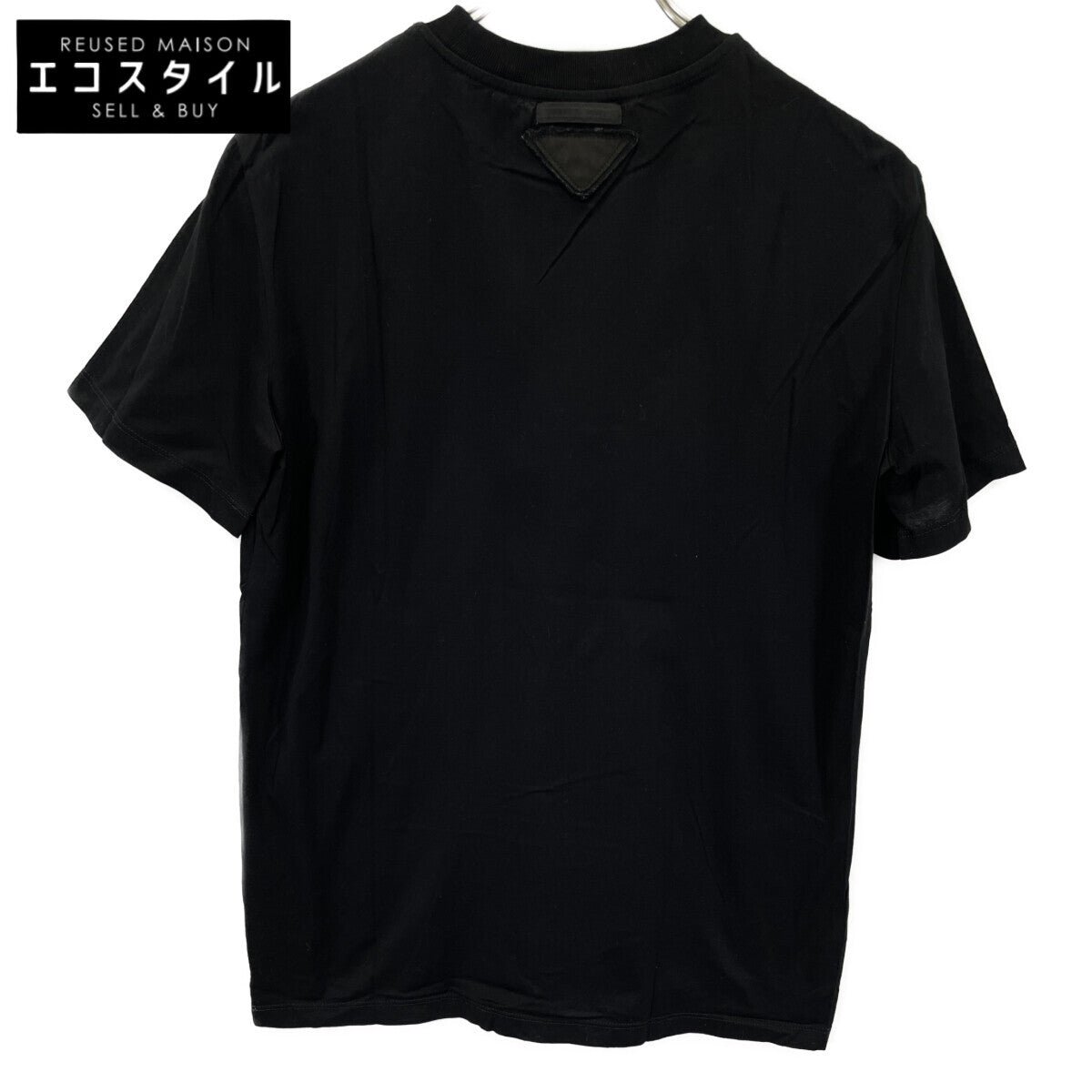 PRADA 【×UNIVERSAL】35838 19 Black Frankenstein T-Shirt Top