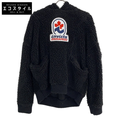 【×INVICTA】S71GU0558 22年 黑色 抓绒套头连帽衫 上衣 XS 男士