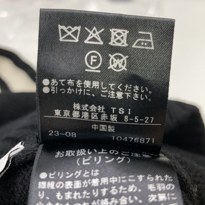 531-3270125 23年款 黑色 几何针织上衣 女式 38码