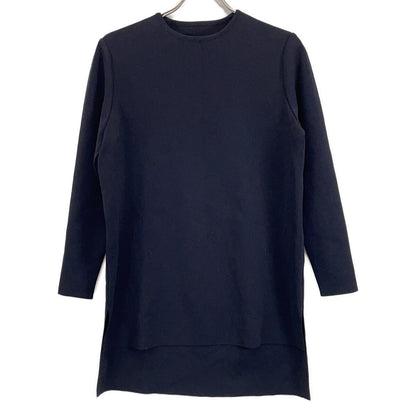 531-2170121 Black Cape Layered Knit Top 38 Women's