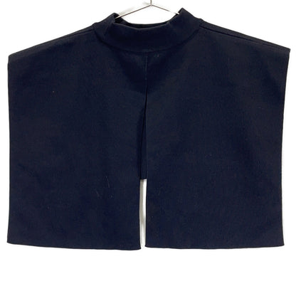 531-2170121 Black Cape Layered Knit Top 38 Women's