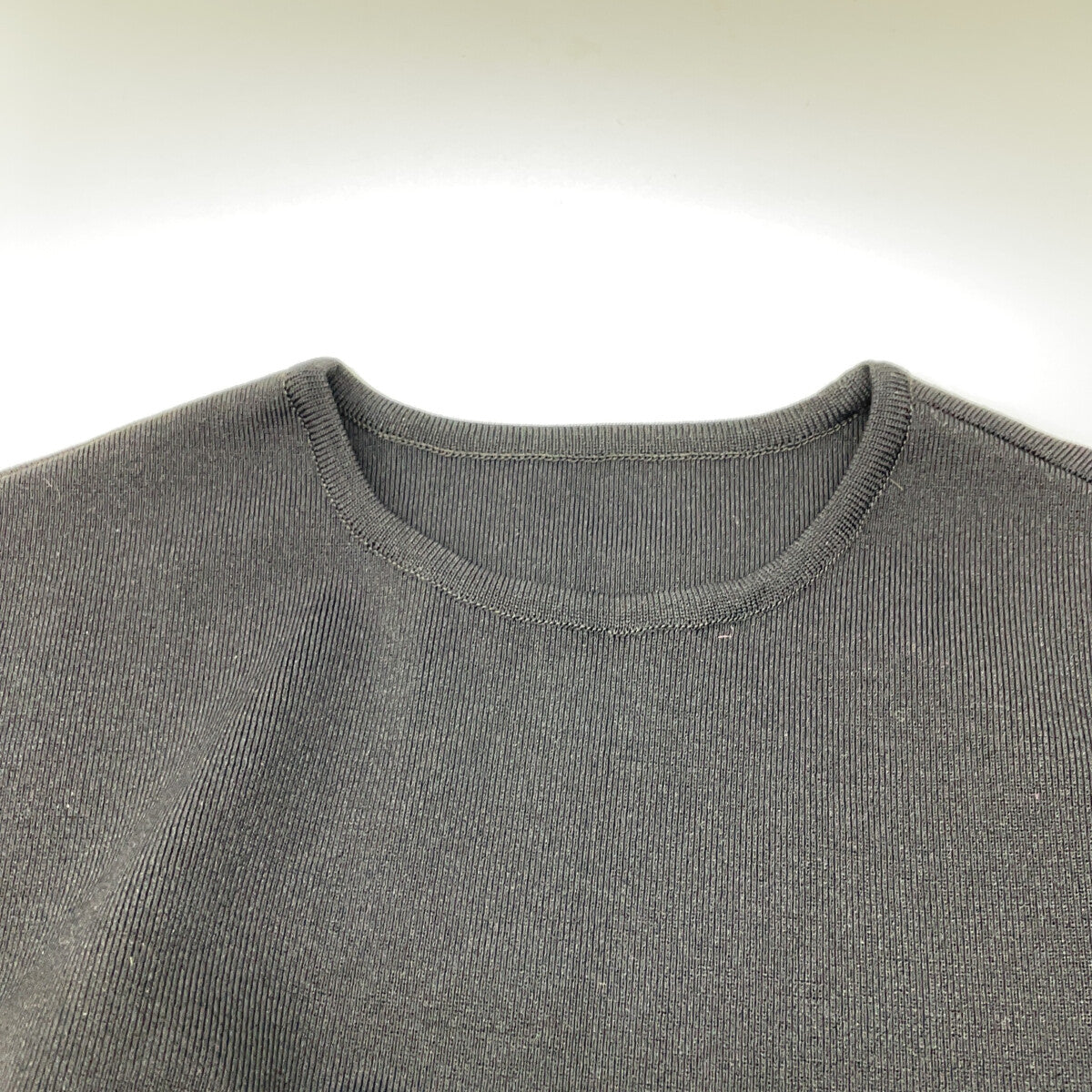 531-2170121 Black Cape Layered Knit Top 38 Women's
