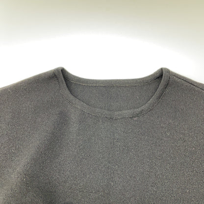 531-2170121 Black Cape Layered Knit Top 38 Women's