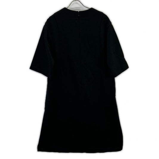 ADORE 531-0140484 Black Triple Danboard Dress, Size 38
