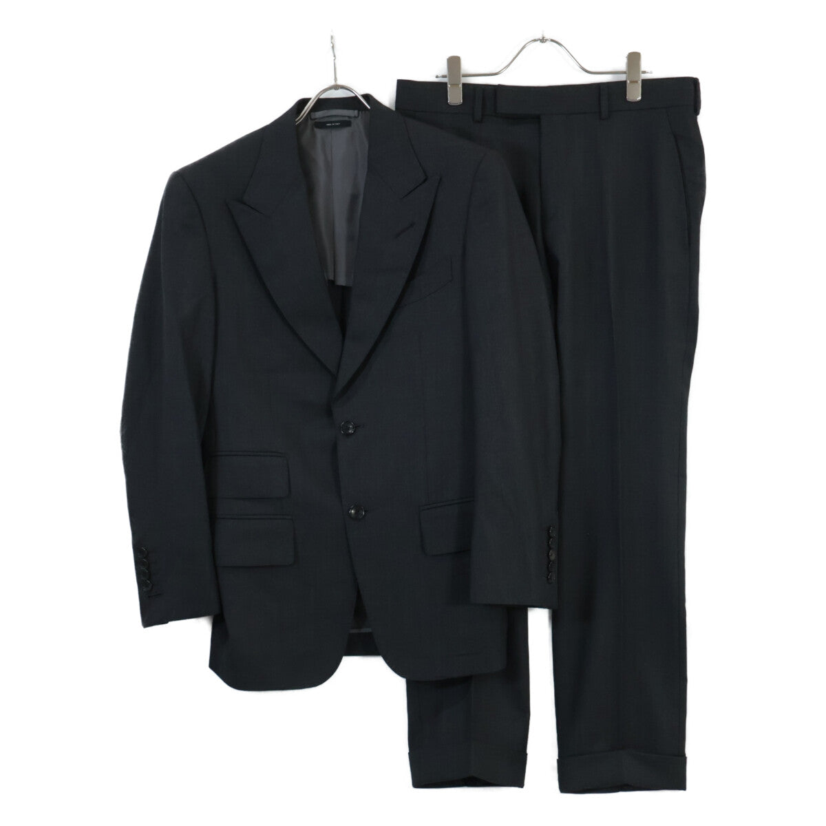 24DL4S Wool Peak Lapel 2B Single Suit Setup 44H Mens