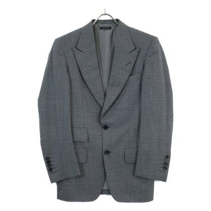 TOM FORD 21AL41 322R83 Glen check wool peak-lapel 2-button single-breasted suit set-up