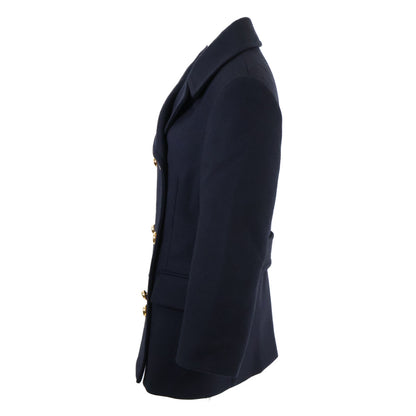 [Domestic / 23SS] P649QE Wool Gold Button Pea Coat 40 Ladies