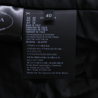 【国内正品/23年款】P649QE 羊毛金色纽扣大衣 40 女士
