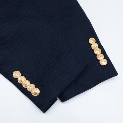 GUCCI 【Excellent condition/Domestic regular product】711013 100% Cashmere Gold Button Double-Breasted Coat