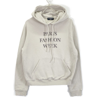 BALENCIAGA バレンシアガ 657034 20年 ベージュ PARIS FASHION WEEK プルオーバーパーカ トップス
