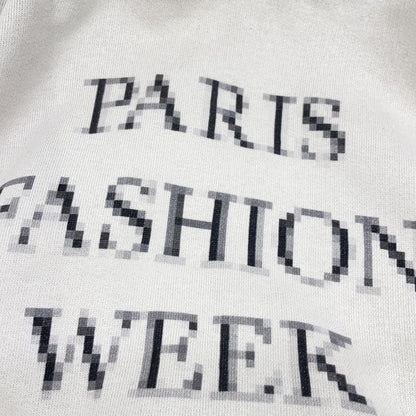 BALENCIAGA バレンシアガ 657034 20年 ベージュ PARIS FASHION WEEK プルオーバーパーカ トップス