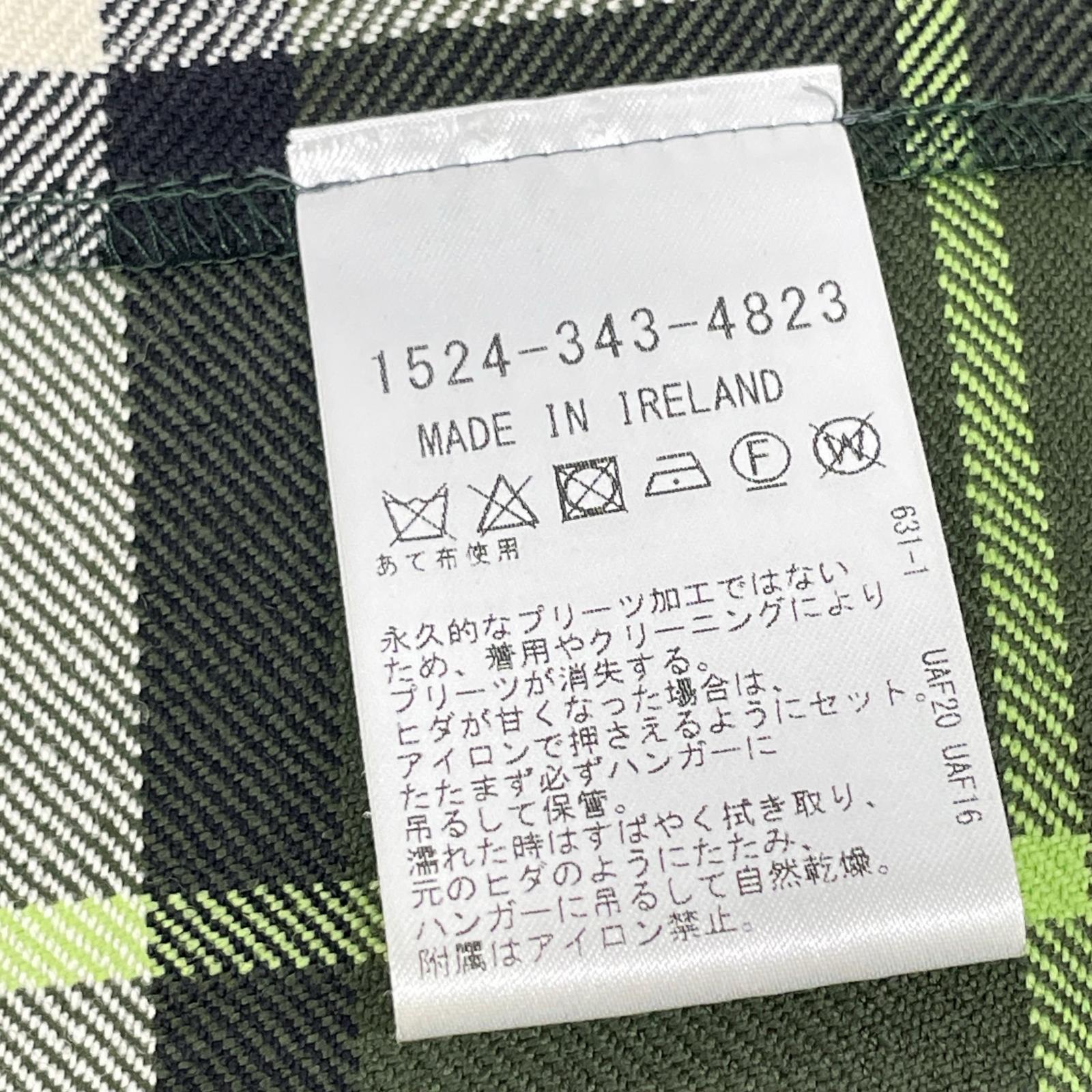 O'NEIL OF DUBLIN オニールオブダブリン グリーン タータンチェックキルトロングプリーツスカート スカート