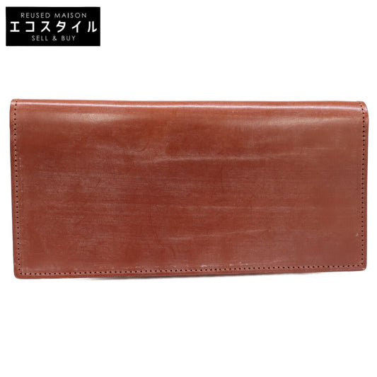 【新品同様】ブライドルレザーｘヌメ革 Bridle Brendel Wallet ブライドル ブレンデル ウォレット/ 長財布（小銭入れなし） メンズ