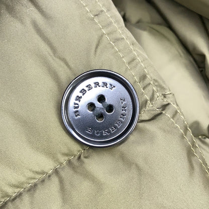 BURBERRY バーバリー 8007304 カーキ キルティング フード付きロングダウンコート コート