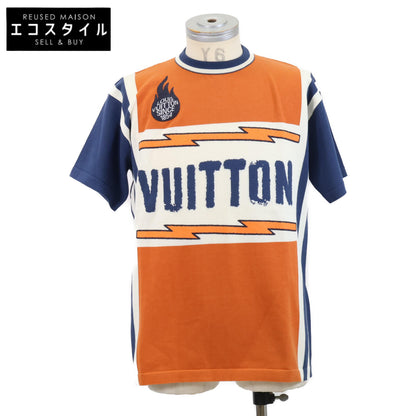 LOUIS VUITTON ルイヴィトン 【美品/国内正規/24年製】RM241M DFV HQN21W ロゴ入り 半袖ニット カットソー/ トップス