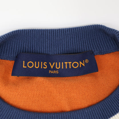 LOUIS VUITTON ルイヴィトン 【美品/国内正規/24年製】RM241M DFV HQN21W ロゴ入り 半袖ニット カットソー/ トップス