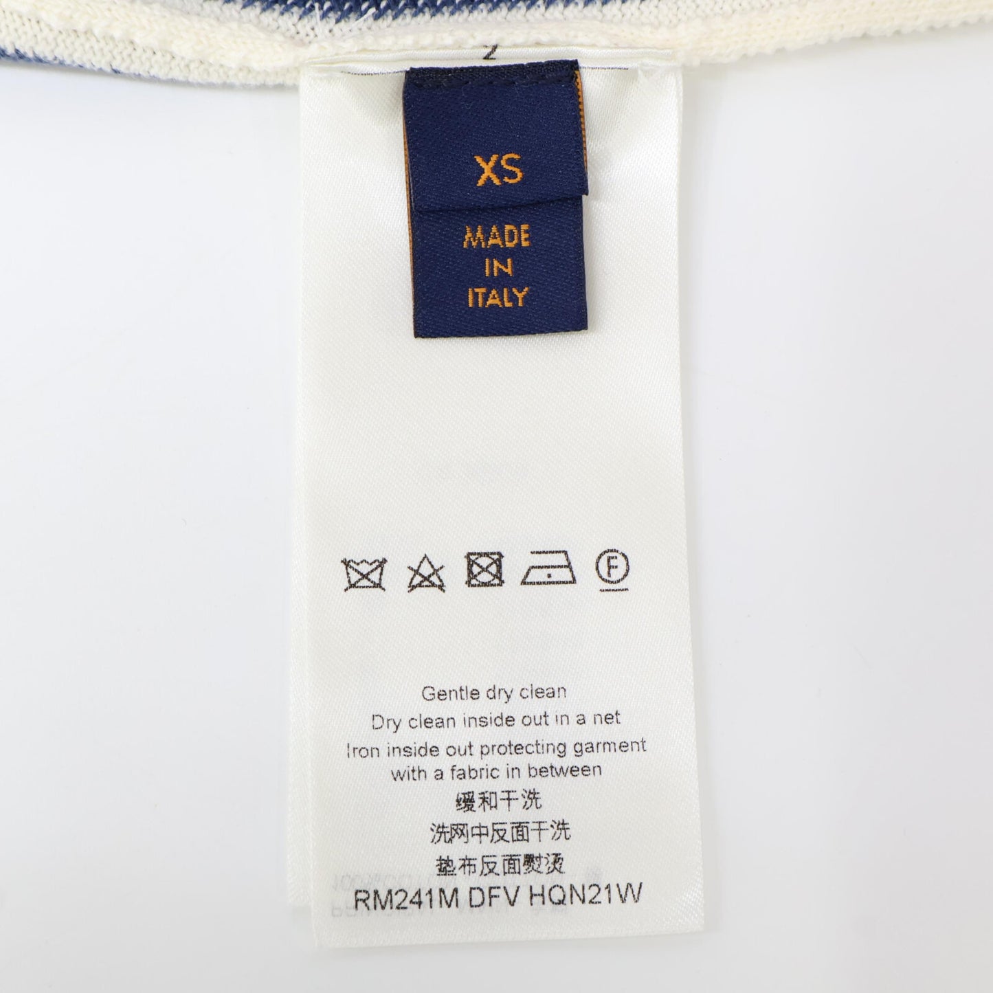 LOUIS VUITTON ルイヴィトン 【美品/国内正規/24年製】RM241M DFV HQN21W ロゴ入り 半袖ニット カットソー/ トップス