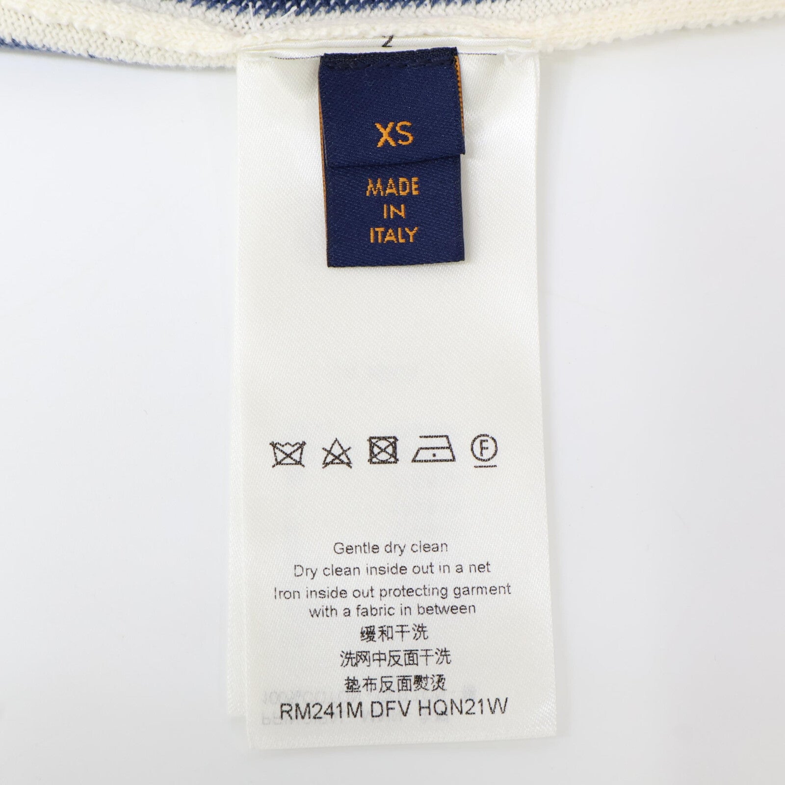 LOUIS VUITTON ルイヴィトン 【美品/国内正規/24年製】RM241M DFV HQN21W ロゴ入り 半袖ニット カットソー/ トップス