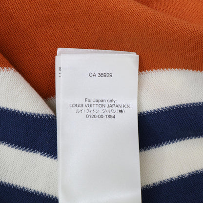 LOUIS VUITTON Louis Vuitton [Excellent Condition/Domestic Authentic/2024 Production] RM241M DFV HQN21W Logo Short-Sleeve Knit Cut & Sew/Top
