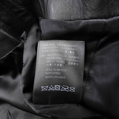 BALENCIAGA 巴黎世家 小牛皮 喇叭中长裙 女士 黑色 40 571527 18年款 半身裙